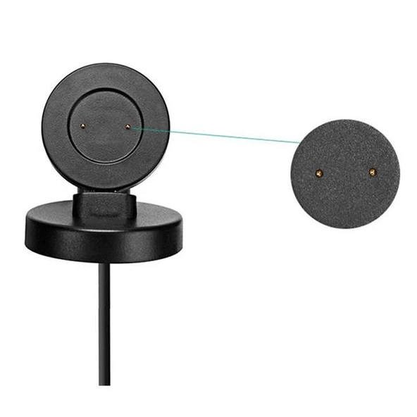 Polham Huawei Watch GT, GT2, 2E, Magic, Dream İçin Standlı Akıllı Saat Şarj Kablosu, Akım Korumalı - 3