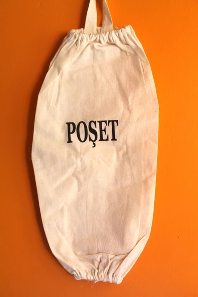 2li Naturel Keten Ekmek Torbası ve Poşetlik Düzenleyici Set - 3