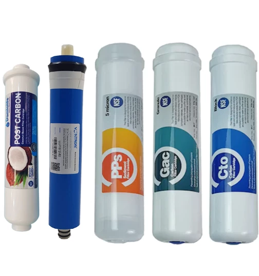 Su Arıtma 12" inç İnline 5 li Filtre Seti 80 GPD  Membran ürün görseli 1