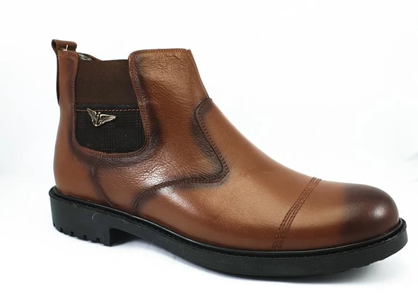 Büyük Numara Erkek Bot Kışlık %100 Hakiki Deri - 5