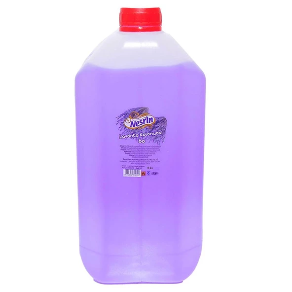 Nesrin Lavanta Kolonyası 5 Lt Litre Kiloluk Bidon 60 Derece - Resim 4