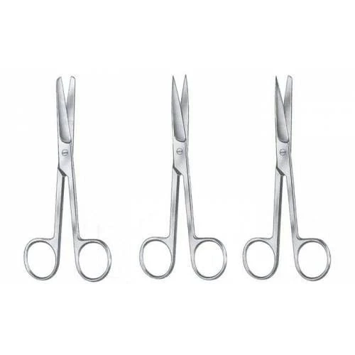 Cerrahi Makas 17,5 cm Küt / Küt 1 ADET