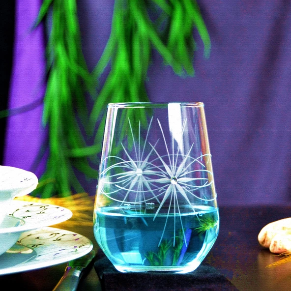 Decocia Kazaan 25 Parça  6 Kişilik Bardak Çeyiz Seti Mira Desenli - Resim 7