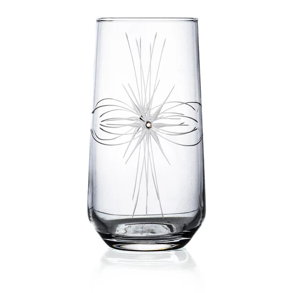 Decocia Kazaan 25 Parça 6 Kişilik  Bardak Çeyiz Seti Dik Karaflı Mira Desenli - Resim 5