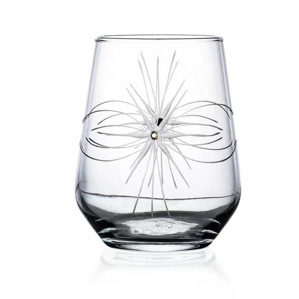 Decocia Kazaan 25 Parça 6 Kişilik  Bardak Çeyiz Seti Dik Karaflı Mira Desenli - Resim 6