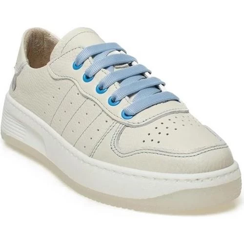 MAMMAMİA D23YA-10  YUMUŞAK DERİ KADIN SNEAKER SPOR AYAKKABI - 4