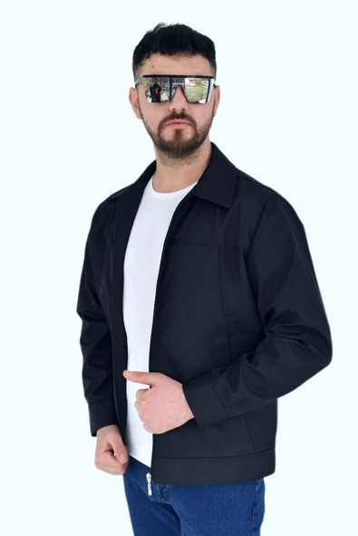 Erkek Büyük Beden Spor Mevsimlik Mont 920 BGL-ST02755 - Resim 11