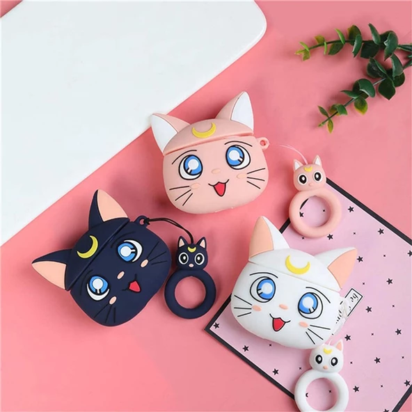 E2M AIRPODS 1-2 KILIF KEDİ - Resim 4