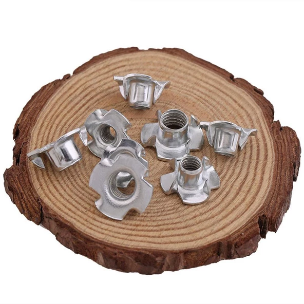 Çakma Ağaç Somunu M8 Çinko (50 ADET) - 5