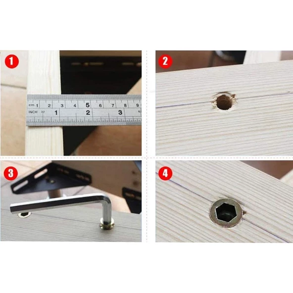 Metal Dübel 8x10 M6 Çinko (50 ADET) - Resim 3