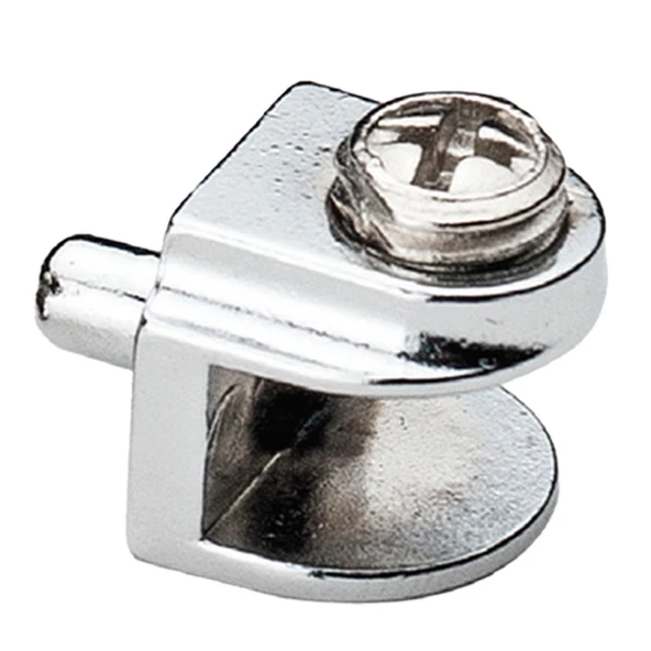 Cam Raf Tutucu Metal Cam Etejer Pimli Krom Metal Vidalı (4 Adet) - 4