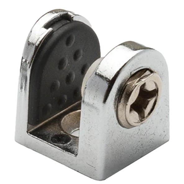 Tırnak Metal Cam Raf Tutucu Cam Etejer Menteşesi Krom Metal Vidalı 8 mm (4 Adet) - 3