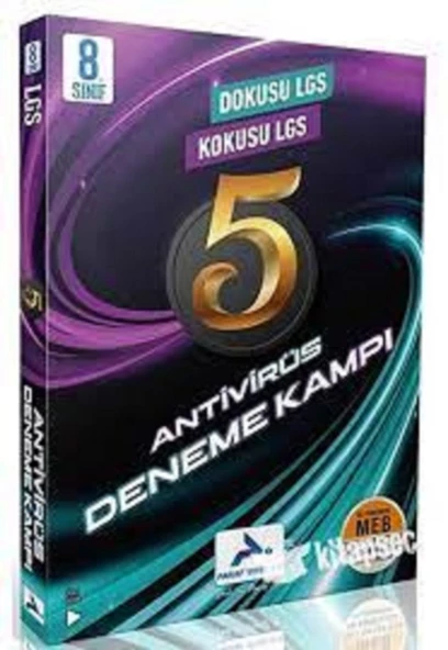 Paraf Yayınları 8.Sınıf LGS 5 Fasikül Antivirüs Deneme Kampı