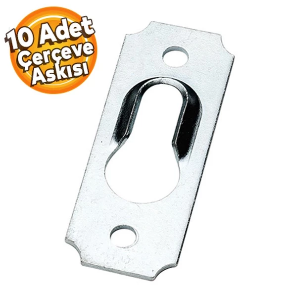 Tablo Çerçeve Askısı Bombeli Çerçeve Takma Aparatı 10 Adet