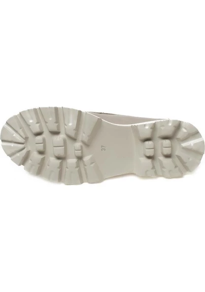 MAMMAMİA D23YA-3560 METAL TOKALI LOAFER DERİ KADIN AYAKKABI - 9