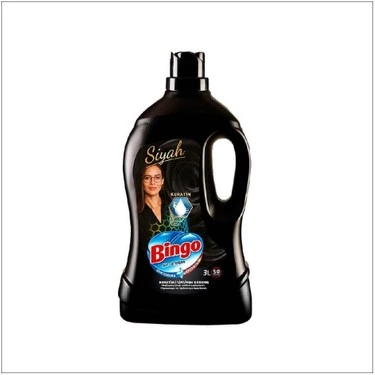 Bingo Çamaşır Sıvısı 3Lt Siyah