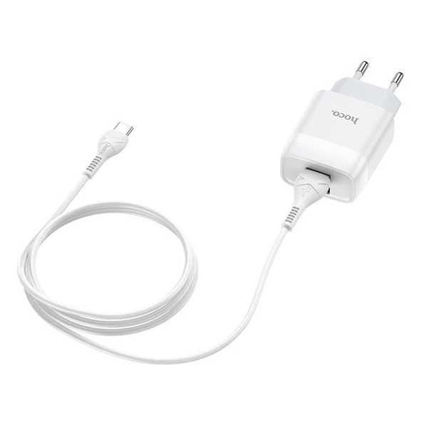 Polham 20W 1 Metre Type C Kablolu 2 USB Girişli Şarj Başlıklı Type C Şarj Aleti, Akım Korumalı Şarj - 3