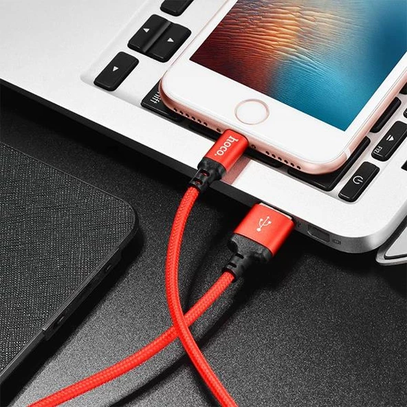 Polham 2.0A 1 MT Apple İphone Lightning Ultra Hızlı Şarj ve Data Kablosu, Akım Korumalı Halat Kablo - 7