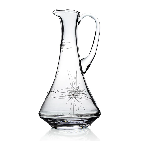 Decocia Kazaan 19 Parça  6 Kişilik Bardak Çeyiz Seti Dik Karaflı Mira Desenli - Resim 3