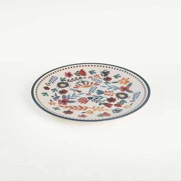 Keramika Keraart Springtime Servis Tabağı 26 Cm 6 Adet - 19558 - 10