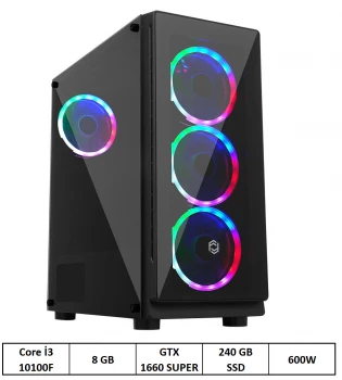 OXPC-5000 i5-12400F 16GB 512GB SSD 8GB RTX4060 FDOS