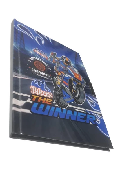 Hatıra Defteri Kilitli Erkek Modeli Günlük Defteri Onas Sert Kapak 100 Yaprak Çizgili 1 Adet - 2