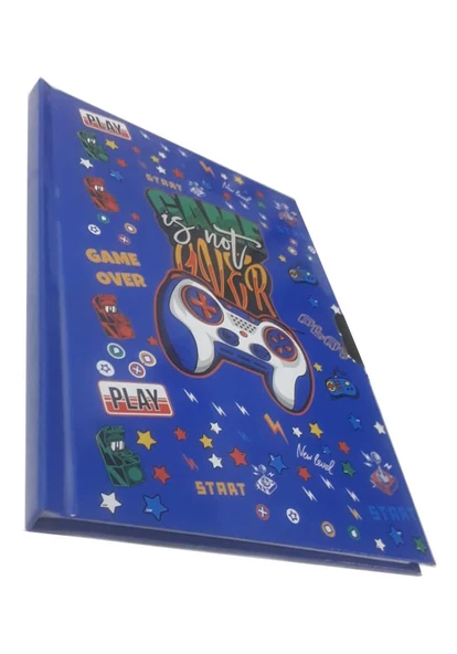 Hatıra Defteri Kilitli Erkek Modeli Günlük Defteri Onas Sert Kapak 100 Yaprak Çizgili 1 Adet - 3