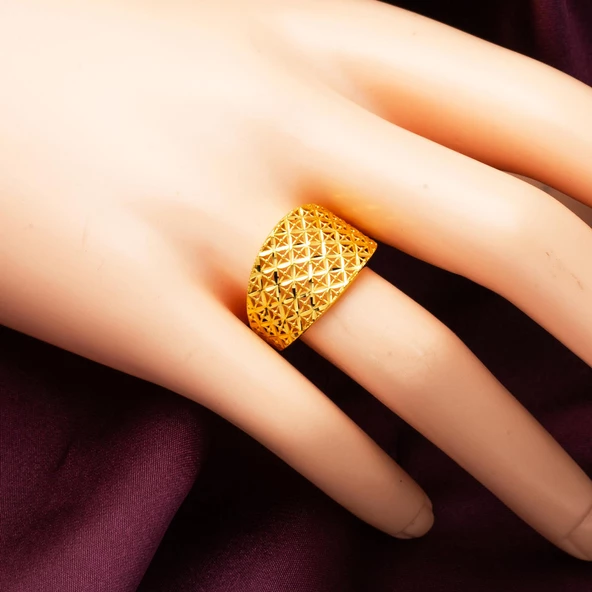 14 Ayar Taşsız Altın Yüzük - Resim 2