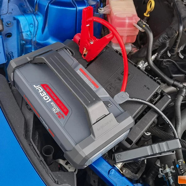 LOKITHOR JA301 12V 2000Amp Li-Polimer Akıllı Akü Takviye + Pompa + Powerbank + Led Lamba - 12