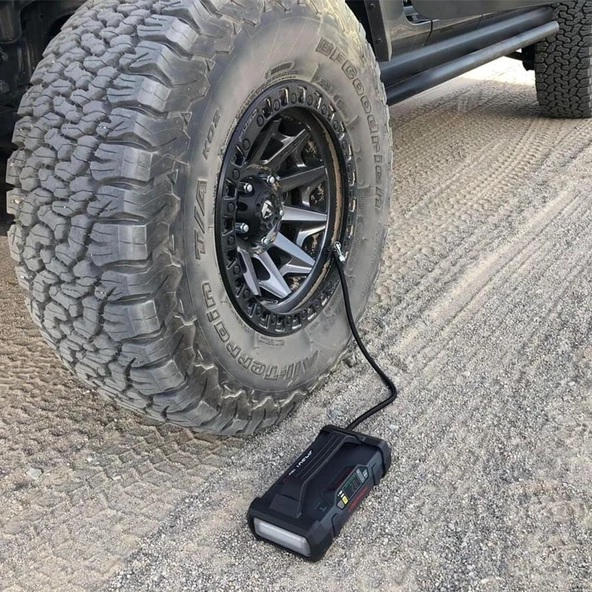 LOKITHOR JA301 12V 2000Amp Li-Polimer Akıllı Akü Takviye + Pompa + Powerbank + Led Lamba - 11