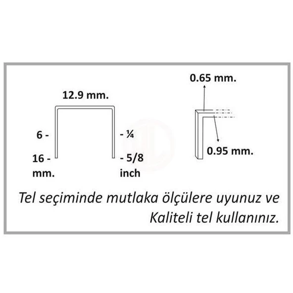 Gison GP8016 Havalı Çivi Tabancası Tetik Emniyetli Çivi Çakma Döşeme Tabancası - 2
