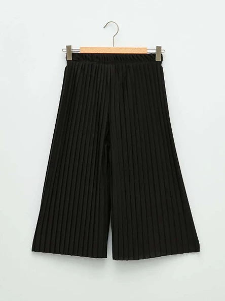 KIZ ÇOCUK BELİ LASTİKLİ PİLELİ EŞOFMAN ALTI - Resim 2