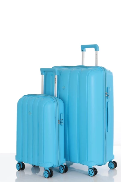 Mçs Polipropilen 2'li Valiz Seti Büyük & Kabin V305 - 9