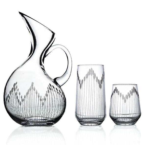 Decocia Kazaan 25 Parça Bardak Seti Ördek Karaflı Vega Desenli ürün görseli