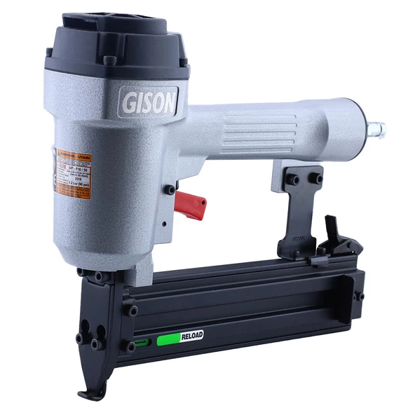 Gison GPF1650 Çivi Tabancası Havalı Tekli Emniyet Mandalı Çivi Çakma Döşeme Tabancası - 2