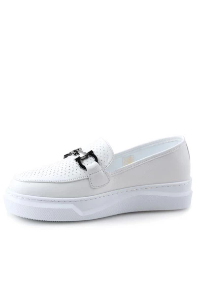 Well Foot 23102 Orto Pedik Kadın Loafer Günlük Hakiki Deri Ayakkabı - 3