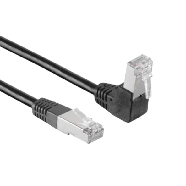 IRENIS CAT6 S/FTP Dirsek Kablo  2 Metre Siyah - Resim 5