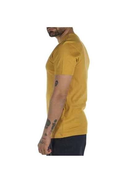 Columbia CSC M Basic Logo Brushed Erkek Kısa Kollu T-Shirt Hardal CS0287-718 - Resim 3
