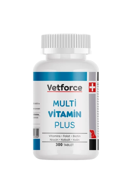 VETFORCE DOG MULTİVİTAMİN PLUS 300 TABLET ( Köpekler için vitamin ve mineral)