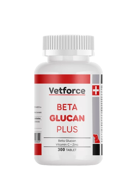 VETFORCE BETA GLUCAN 300 TABLET (Köpekler için Karaciğer destekleyici)