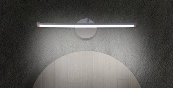 D-light Resim Ayna Aplik 40 cm. Beyaz - 4