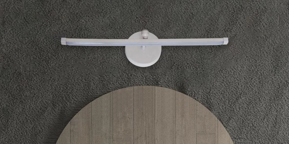 D-light Resim Ayna Aplik 40 cm. Beyaz - 3