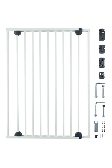 Wellgro 62-102 cm Metal Uzayan Güvenlik Kapısı Beyaz - 4