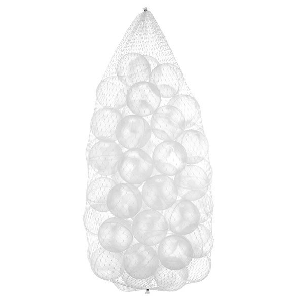 Wellgro Bubble Pops Açık Gri Sünger Top Havuzu / Gri, Şeffaf, Beyaz Toplu - 6