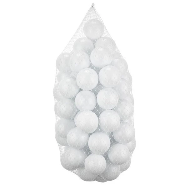 Wellgro Bubble Pops Açık Gri Sünger Top Havuzu / Gri, Mint, Beyaz Toplu - Resim 5