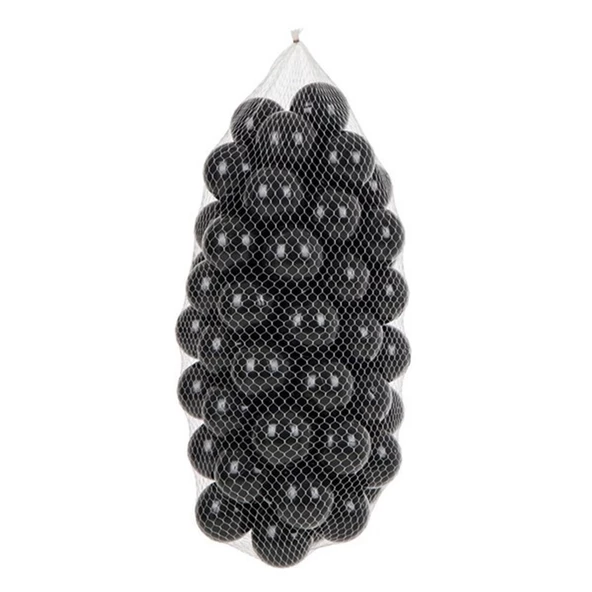 Wellgro Bubble Pops Açık Gri Sünger Top Havuzu / Gold, Beyaz, Siyah Toplu - Resim 5