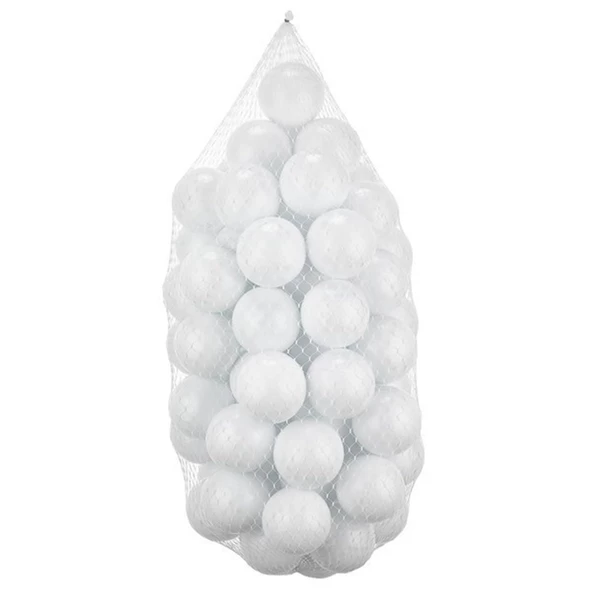 Wellgro Bubble Pops Açık Gri Sünger Top Havuzu / Beyaz, Beyaz, Gri Toplu - 4