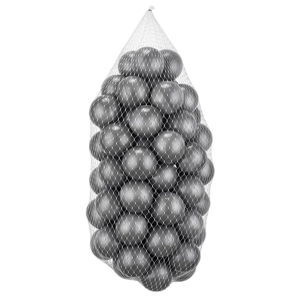 Wellgro Bubble Pops Açık Gri Sünger Top Havuzu / Mavi, Mavi, Gri Toplu - 4