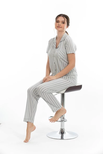 Etoile Kadın Bambu Kısa Kollu Pijama Takımı 73101 - 7