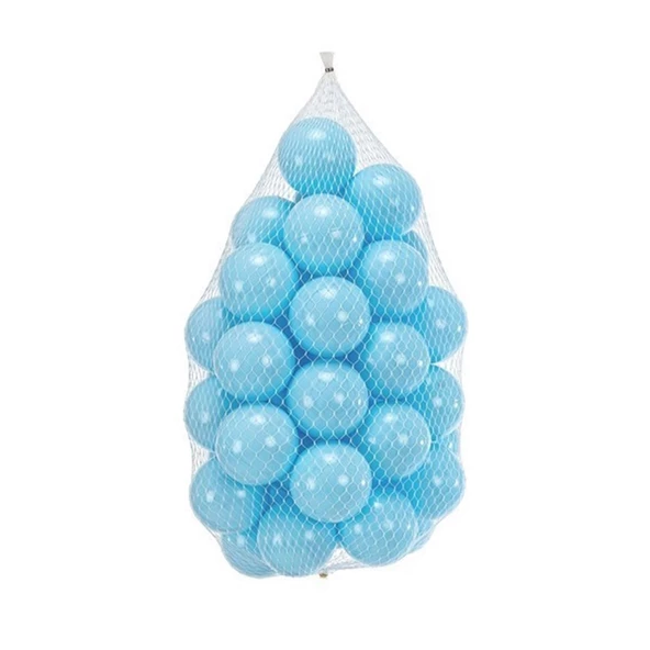 Wellgro Bubble Pops Açık Gri Sünger Top Havuzu / Mavi, Mavi, Gold Toplu - 3